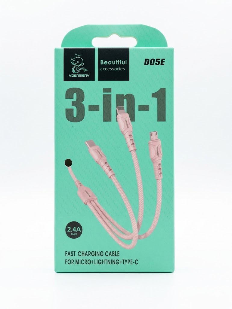  3 IN 1 FAST CHARGING - VDENMENV D05E