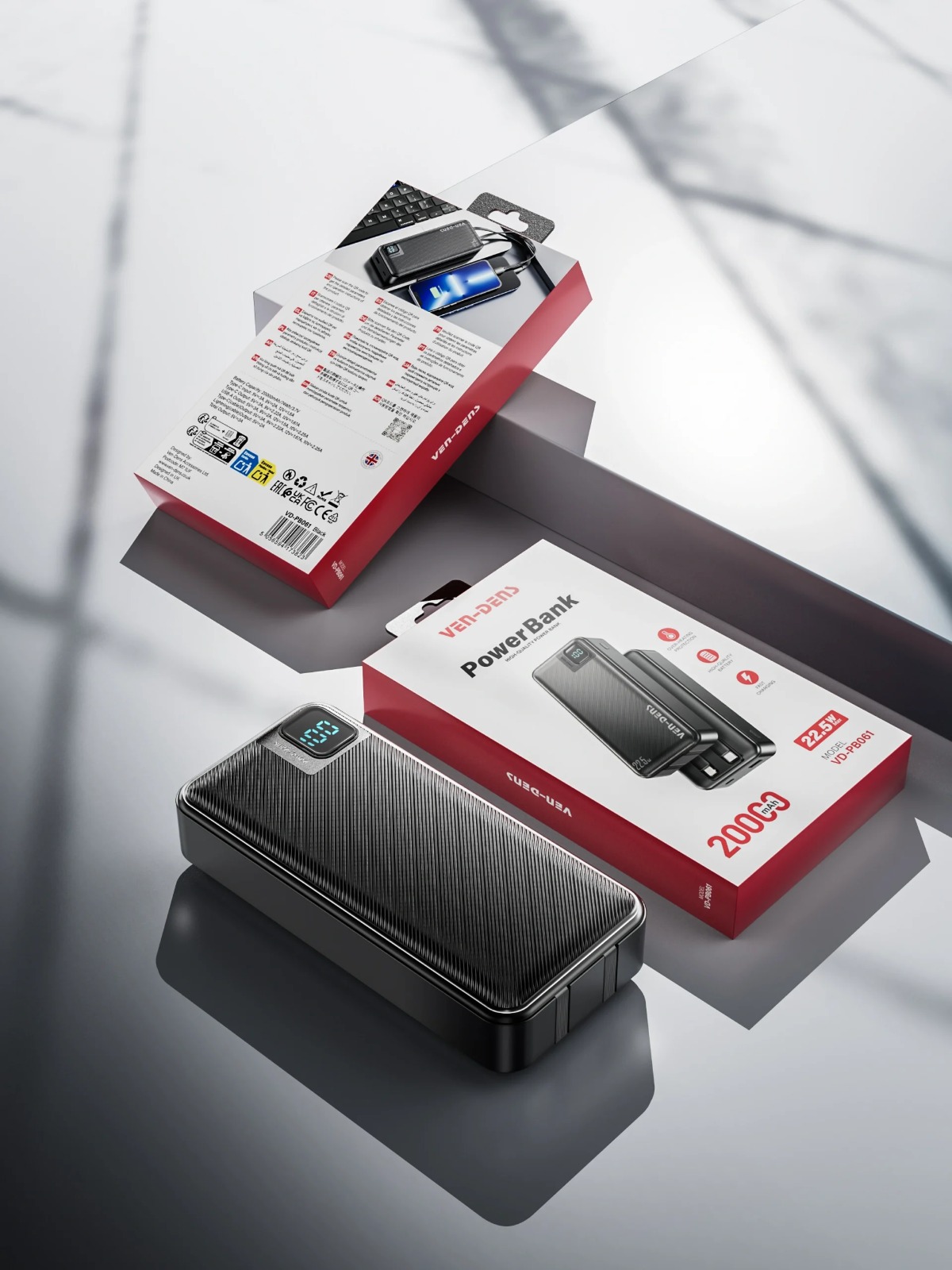 VEN-DENS POWER BANK 20000mAH 